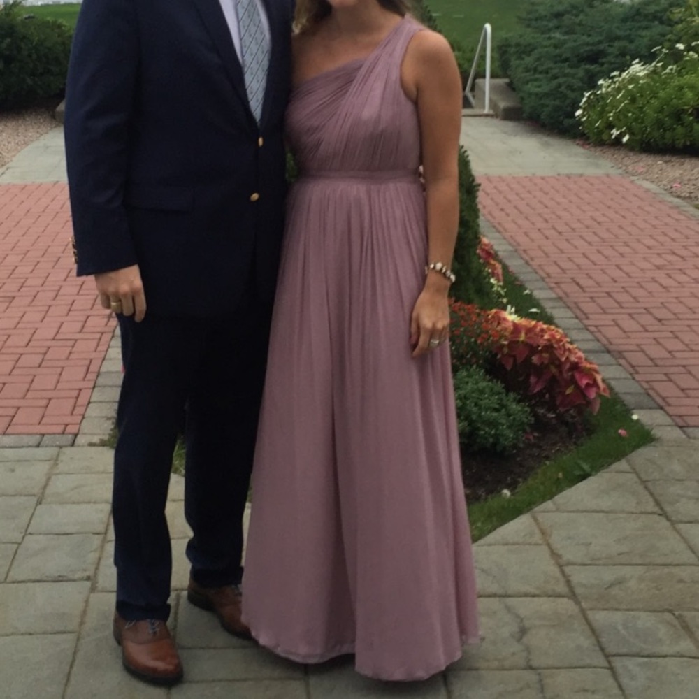 J.Crew Crinkle Chiffon Bridesmaid Dress - Picture 3 of 6